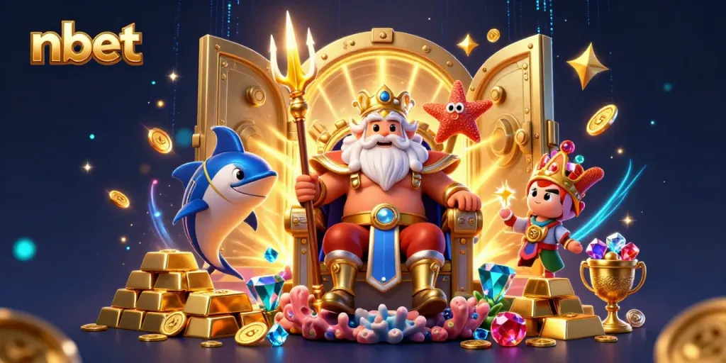 Win big at nbet with stunning casino-themed celebrations in a vibrant, cartoonish world.