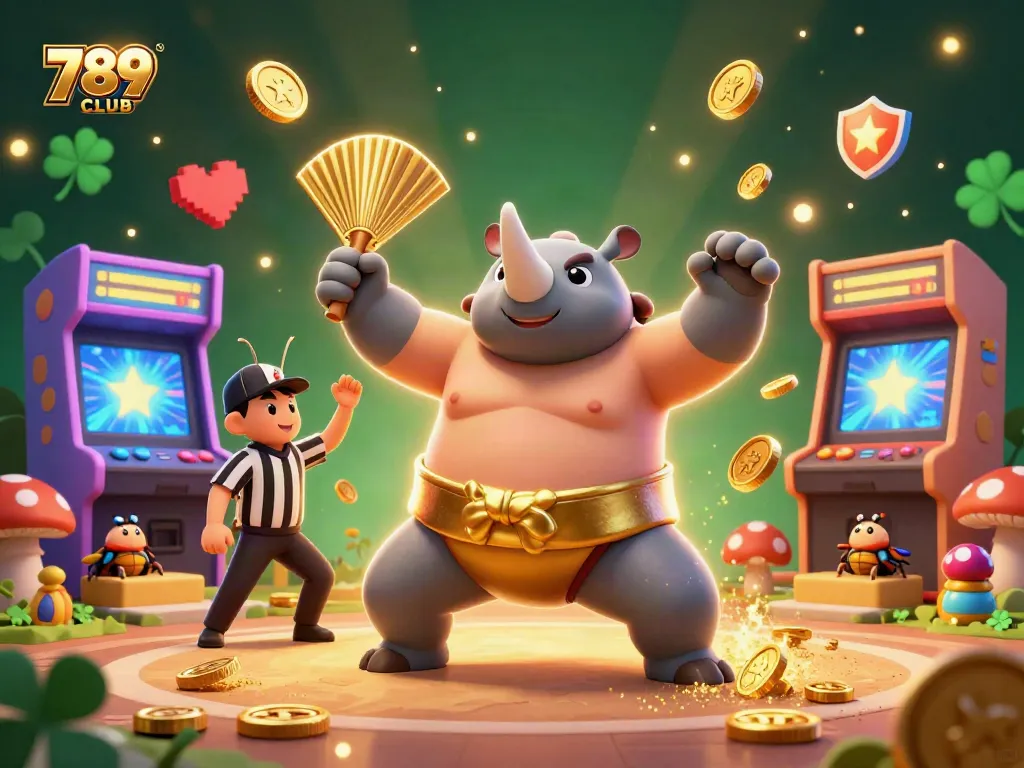 Join the excitement at 789CLUB with our captivating casino game scene bursting with energy and charm.