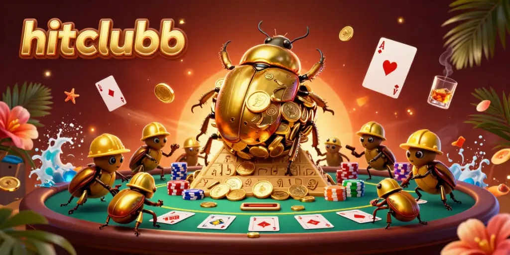 Engage with hitclubb's vibrant casino scene showcasing exciting games and golden opportunities.