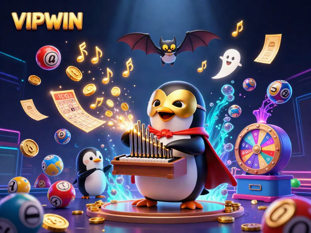 Experience thrilling wins at VIPWIN with a vibrant casino scene and dynamic gaming elements.