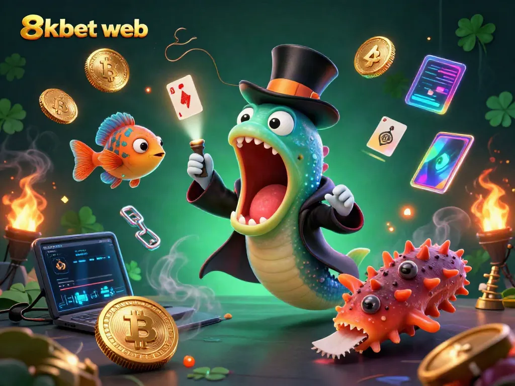 Engage with thrilling gameplay at 8xbet web featuring magical underwater characters and crypto elements.