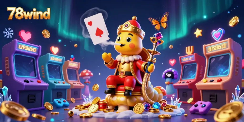 Experience thrilling gaming at 78wind with vivid characters and dynamic action in an enchanting casino scene.